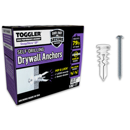 TOGGLER SnapSkru® Self-Drilling Drywall Anchor